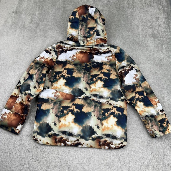 Obermeyer Waterproof Gage Snowboard Ski Jacket Teen Boys Medium 10-12 Coat Cloud - Picture 3 of 14